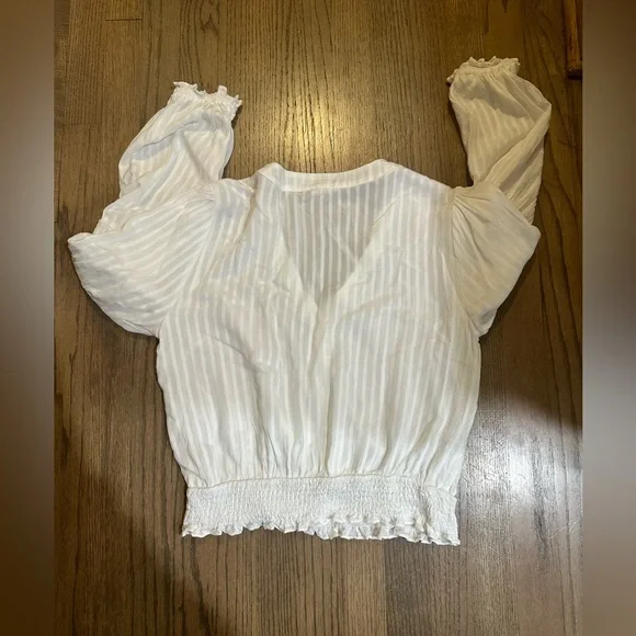 Anthropologie Hem & Thread Top-Size Large - Picture 2 of 6